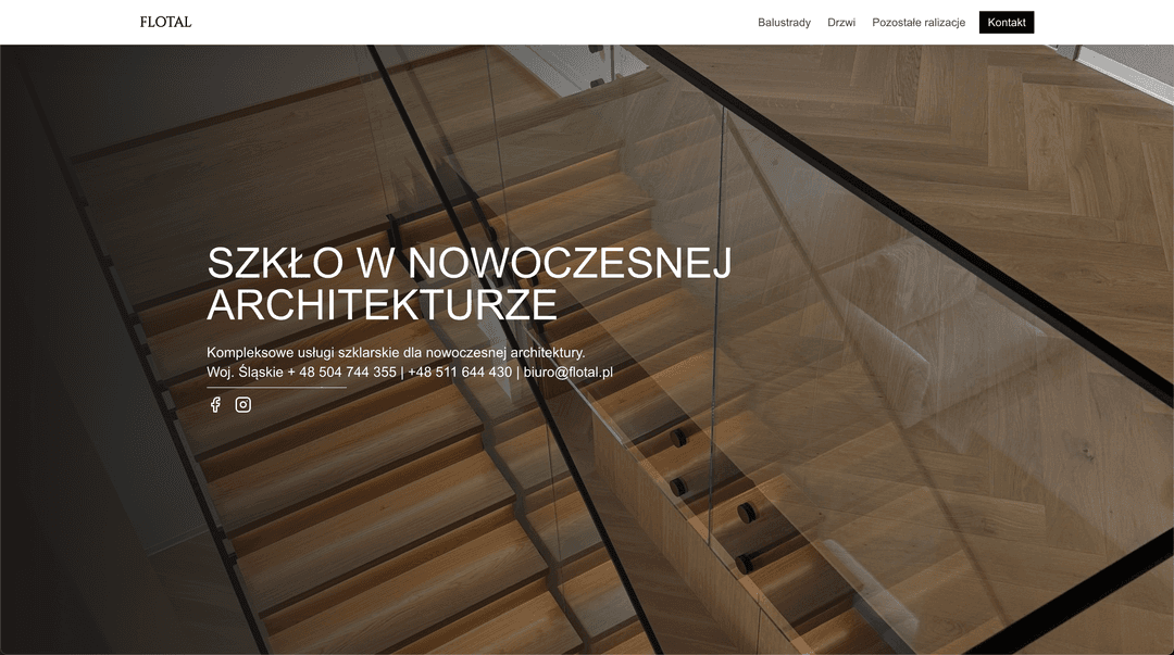 Realizacja strony internetowej Flotal - Next.js i CMS Sanity.io